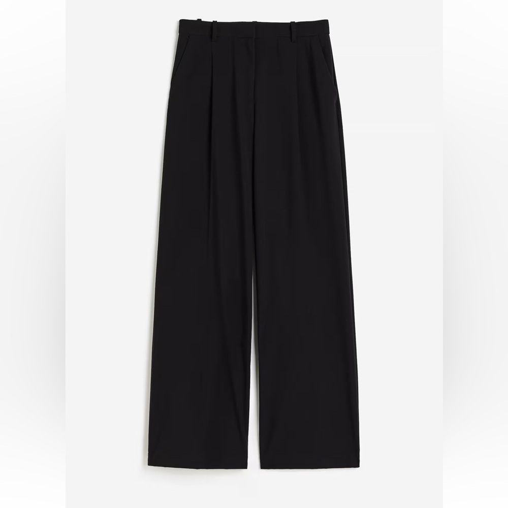 H&M Black Wide-Leg trousers